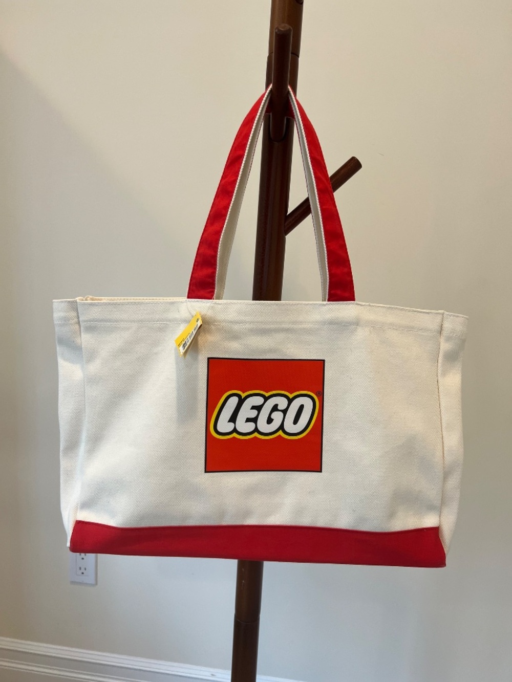 NWT LEGO Classic Logo Canvas Tote Bag - Picture 2 of 2